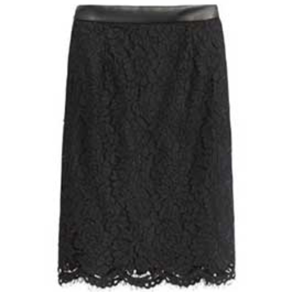 Brixon Ivy Dresses & Skirts - NWT Brixon Ivy Black Cyndi Lace Pencil Skirt L